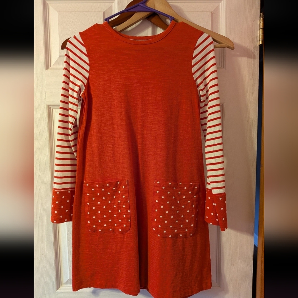 Mini Boden Slub Knit Jersey Dress